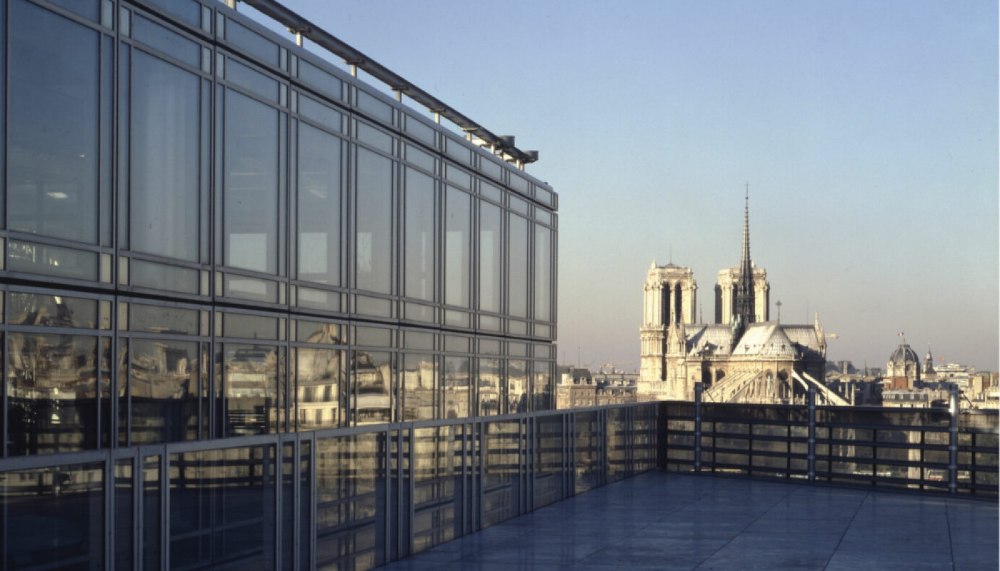 CulturMoov vous fait découvrir la terrasse de l’Institut du Monde Arabe, l’un des plus beaux panoramas de Paris